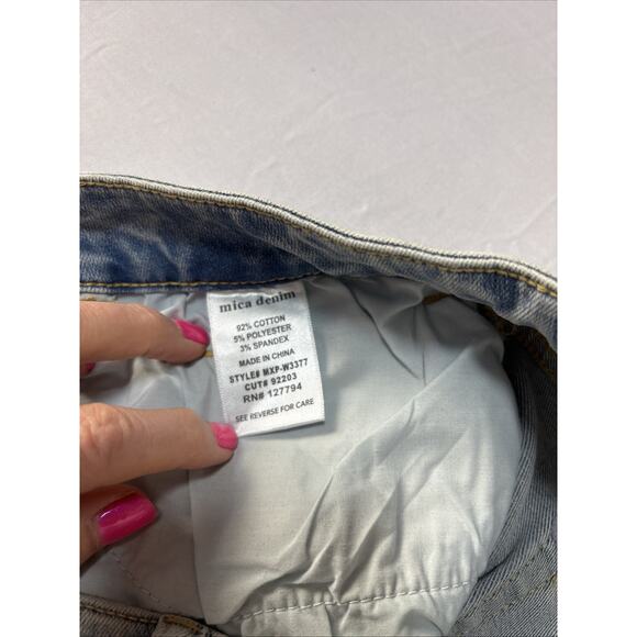 Wide Leg Blue Denim Jeans - Picture 5 of 10